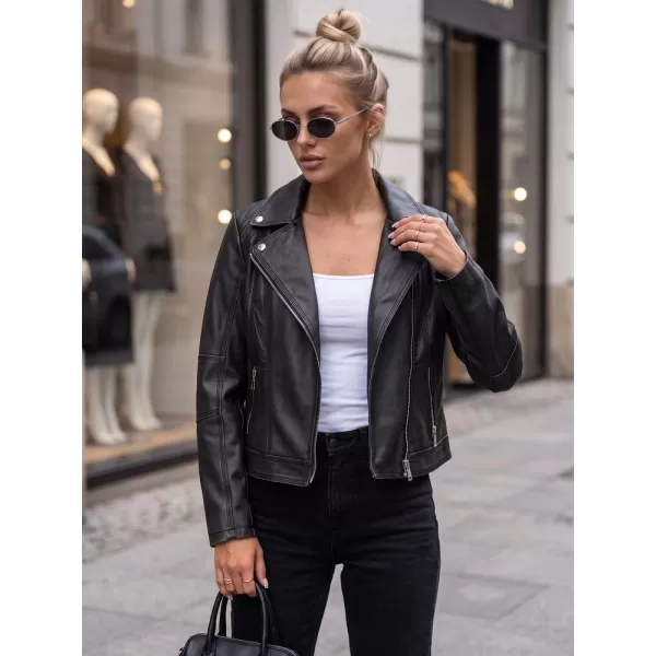  Дамско яке DSTREET TY2847 ЧЕРЕН 
