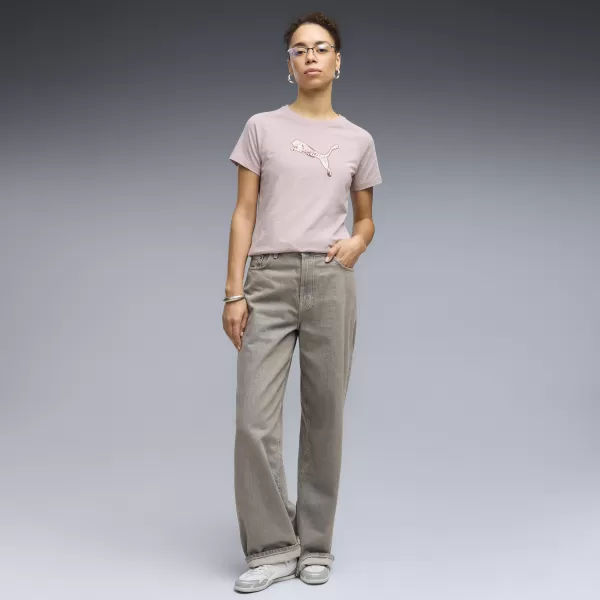  Дамска тениска PUMA ESS SEQUINS TEE 69457649 МЪГЛИВО РОЗОВО 
