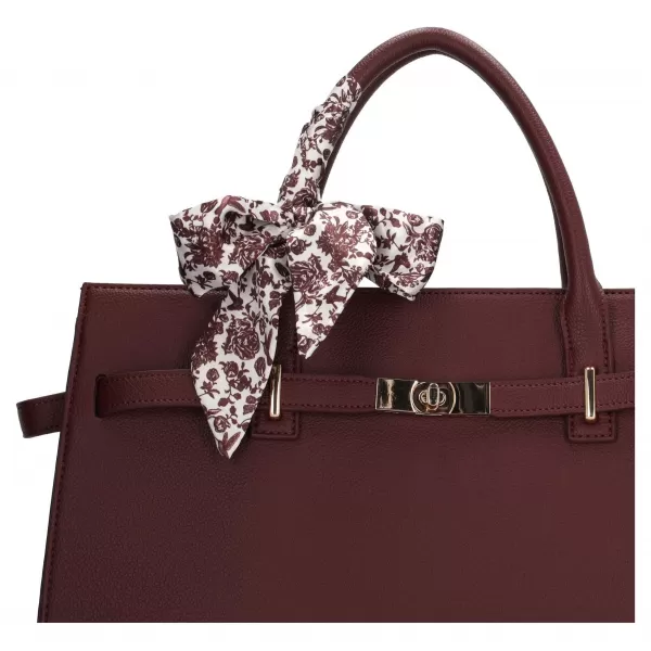  Пазарска чанта CHARM LONDON The Hamptons W01592 Bordeaux red ЧЕРВЕНО БОРДО 