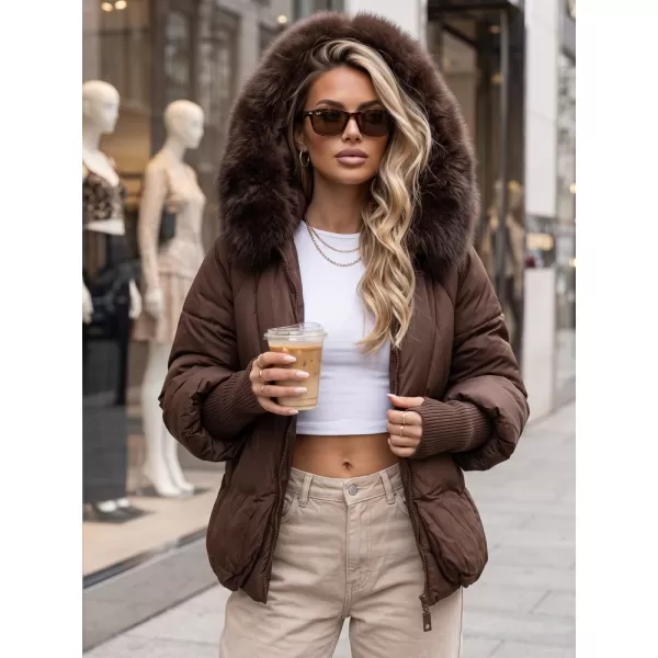  Дамско яке DSTREET TY5991 КАФЯВО 