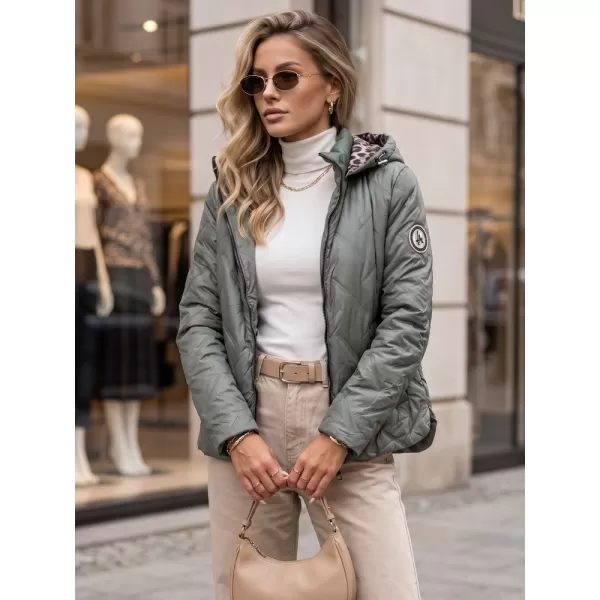  Дамско яке DSTREET TY5775 ЗЕЛЕНО 