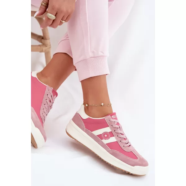  Дамски кецове BIG STAR SHOES TT274160 РОЗОВО 