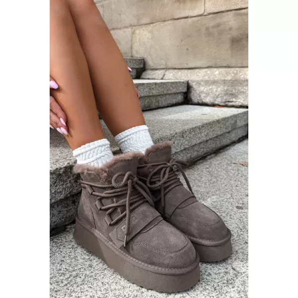  Дамски обувки BIG STAR SHOES UU274315 КАФЯВИ/БЕЖОВИ СЕНКИ 