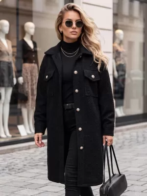 Дамско палто DSTREET NY0801 ЧЕРЕН