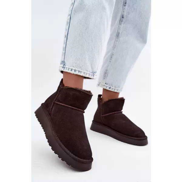  Дамски снежни човеци VINCEZA 97961 ШОКОЛАД 