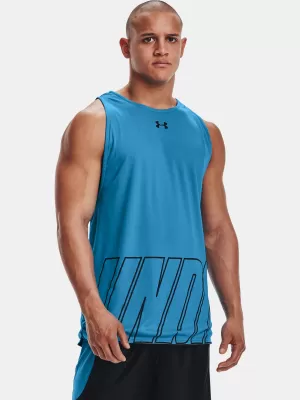 Мъжки потник UNDER ARMOUR UA BASELINE REVERSIBLE TANK 1361899-422 СИНЬО