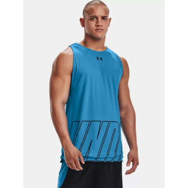  Мъжки потник UNDER ARMOUR UA BASELINE REVERSIBLE TANK 1361899-422 СИНЬО 