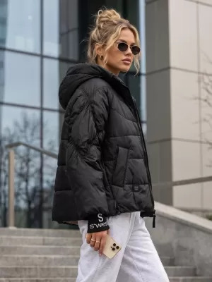 Дамско яке DSTREET TY5759 ЧЕРЕН
