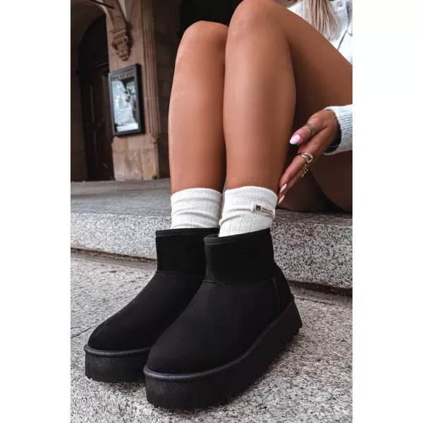  Дамски снежни човеци BIG STAR SHOES UU274222 ЧЕРЕН 