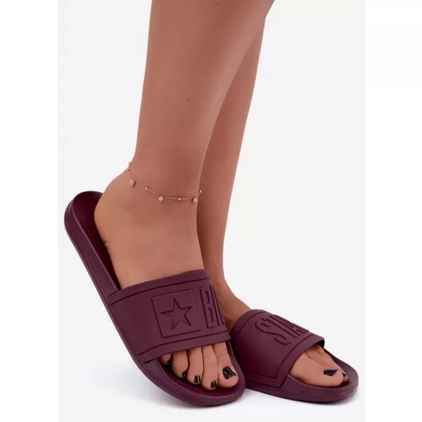  Дамски чехли BIG STAR SHOES UU274070 НЮАНСИ НА КАФЯВО И БЕЖОВО 