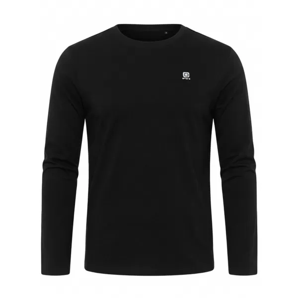  Мъжка тениска OMBRE L175 ЧЕРЕН 