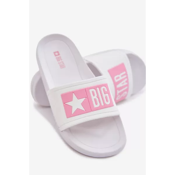  Детски чехли BIG STAR SHOES TT374A002 РОЗОВО/БЯЛО 