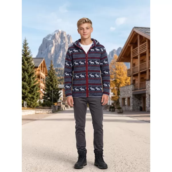  Детски топъл пуловер ALPINE PRO NORESO ЛУНЕН ОКЕАНСКИ ВАРИАНТ PB 