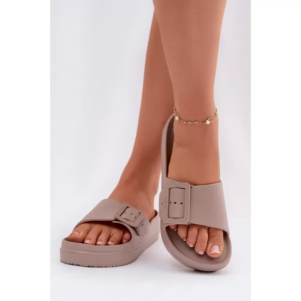  Дамски чехли BIG STAR SHOES TT274A079 БЕЖОВО 
