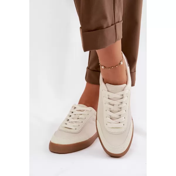  Дамски кецове BIG STAR SHOES TT274311 БЕЖОВО 