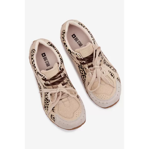  Дамски кецове BIG STAR SHOES TT274549 БЕЖОВО 