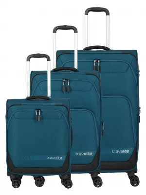 Комплект куфари TRAVELITE Kick Off 4w S, M exp, L exp БЕНЗИН