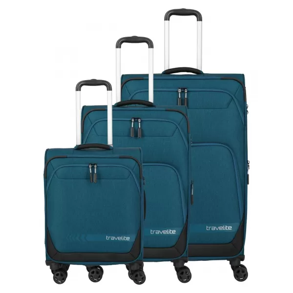  Комплект куфари TRAVELITE Kick Off 4w S, M exp, L exp БЕНЗИН 
