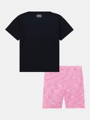 Момичешки комплект UNDER ARMOUR TWIST BIKE SHORT SET UASII0PR-001 ЧЕРЕН