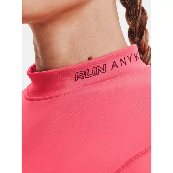  Дамска тениска UNDER ARMOUR UA RUN ANYWHERE LASER LS 1365641-819 РОЗОВО 