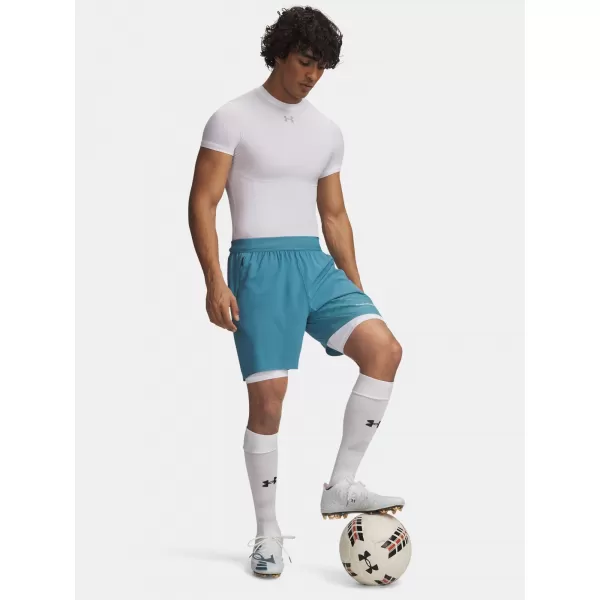  Мъжки шорти UNDER ARMOUR HG ELITE LONG SHORTS 6015388-100 БЯЛО 
