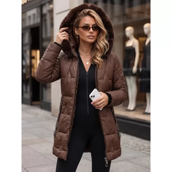  Дамско яке DSTREET TY5736 КАФЯВО 