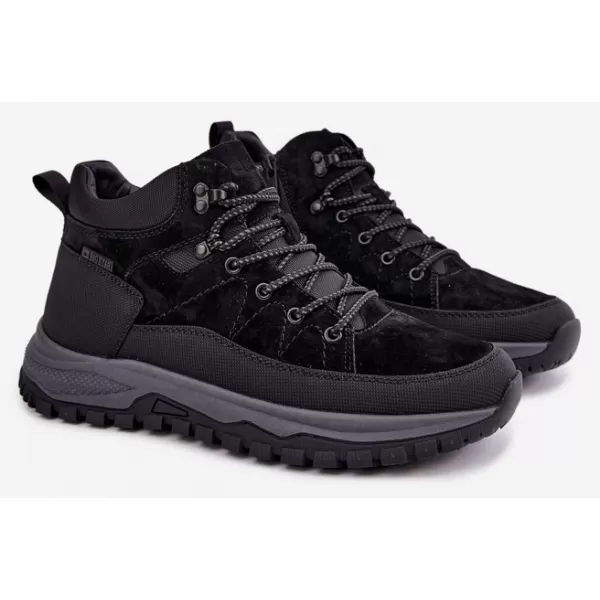  Мъжки зимни боти BIG STAR SHOES UU174246 ЧЕРЕН 