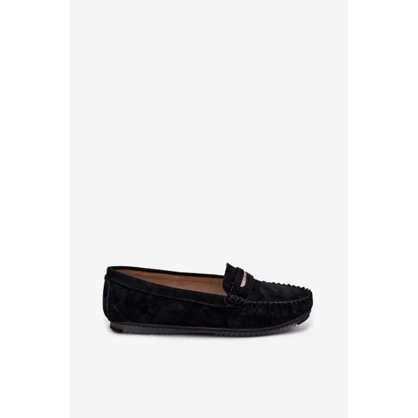  Дамски мокасини S.BARSKI LR61-7029 ЧЕРЕН 