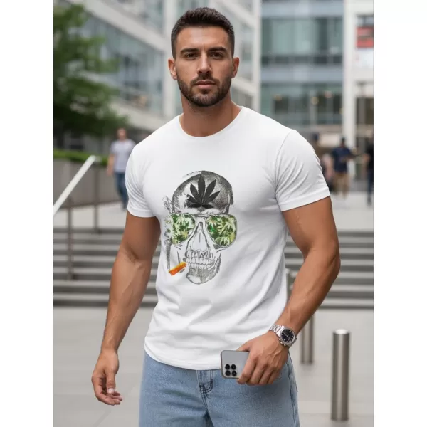  Мъжка тениска DSTREET RX4922 БЯЛО 