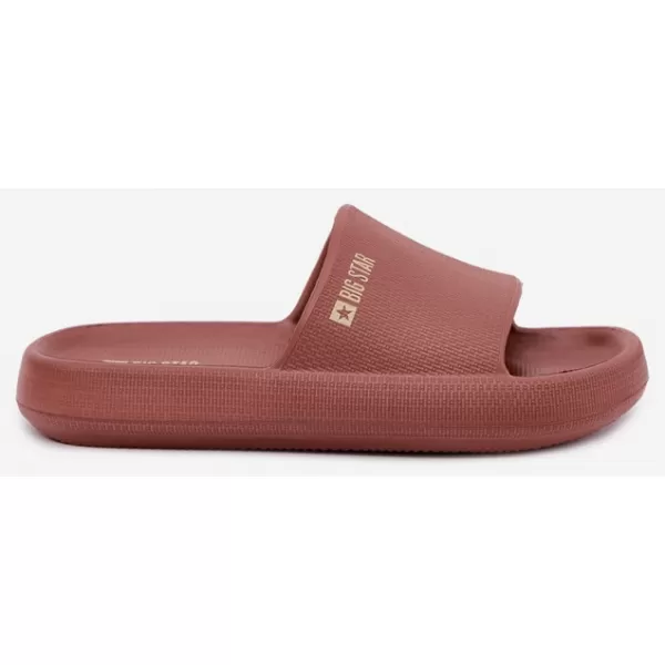  Дамски чехли BIG STAR SHOES UU274088 НЮАНСИ НА ЧЕРВЕНОТО 