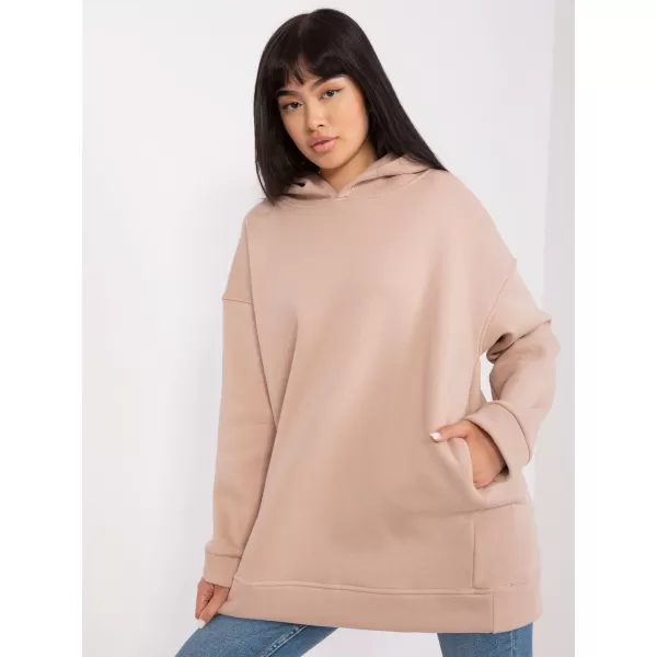  Дамски суичър BASIC FEEL GOOD RV-BL-8042.00P ТЪМНО БЕЖОВО 