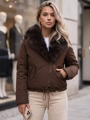 Дамско яке DSTREET TY6071 КАРАМЕЛ