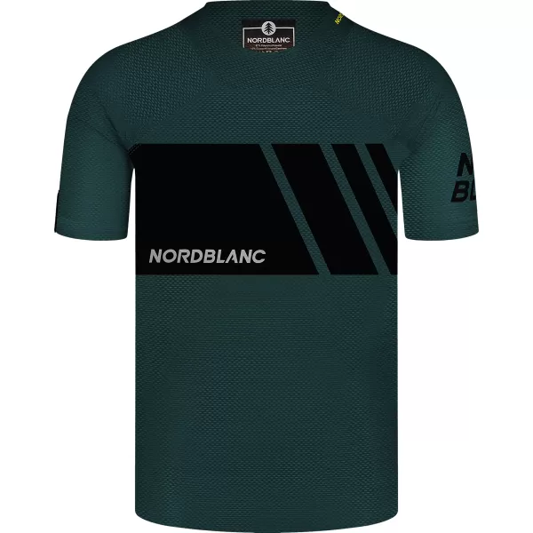  Мъжка функционална тениска за колоездене NORDBLANC MUD NBSMF8083 ЗЕЛЕНО 