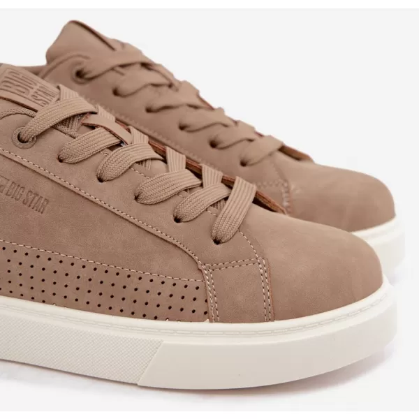  Мъжки кецове BIG STAR SHOES UU174322 БЕЖОВО 