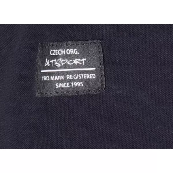  Мъжка тениска с яка ALTISPORT NP/ALMST90601 ЧЕРЕН ОПАЛ 