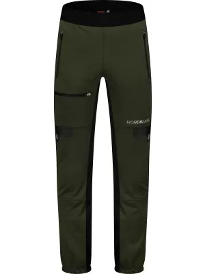 Мъжки водоустойчив мултиспортен панталон NORDBLANC RIDGEWALK NBSPM8325 ТЪМНО ЗЕЛЕНО