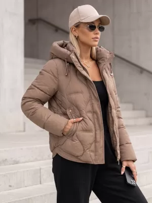 Дамско яке DSTREET TY5941 БЕЖОВО
