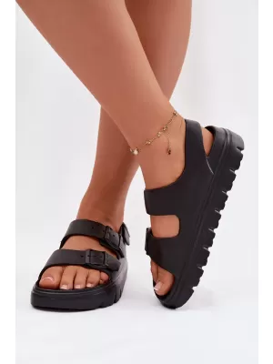 Дамски сандали BIG STAR SHOES TT274A031 ЧЕРЕН