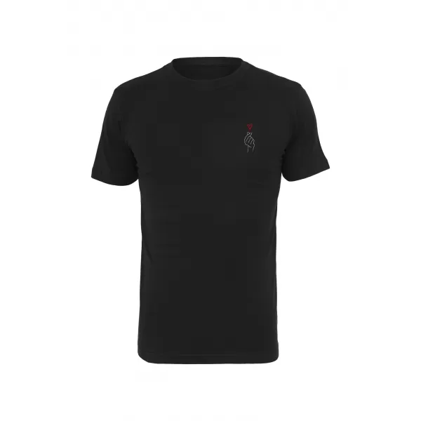  Мъжка тениска URBAN CLASSICS TB8997-00007 ЧЕРЕН 