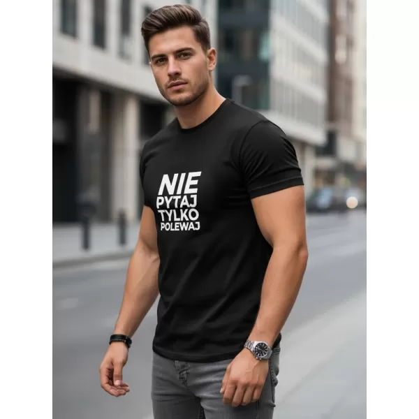  Мъжка тениска DSTREET NX0113R-BK ЧЕРЕН 