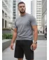 Мъжка тениска DSTREET RX5675 СВЕТЛО СИВО