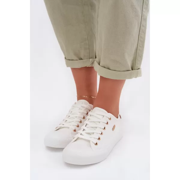  Дамски кецове BIG STAR SHOES TT274003 БЯЛО 