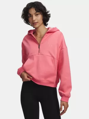 Дамски суичър UNDER ARMOUR ICON FLEECE HZ HOODIE 6012843-600 РОЗОВО