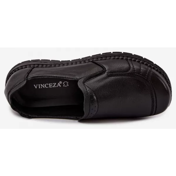  Дамски боти до глезена VINCEZA 107241 ЧЕРЕН 