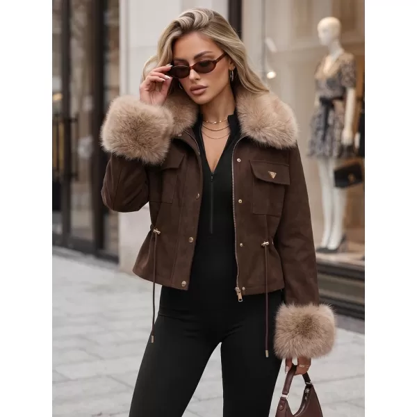  Дамско яке DSTREET TY5705 КАФЯВО 