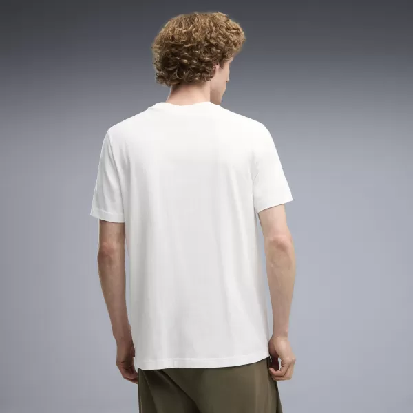  Мъжка тениска PUMA GRAPHICS TEE 69435502 БЯЛА ПУМА 