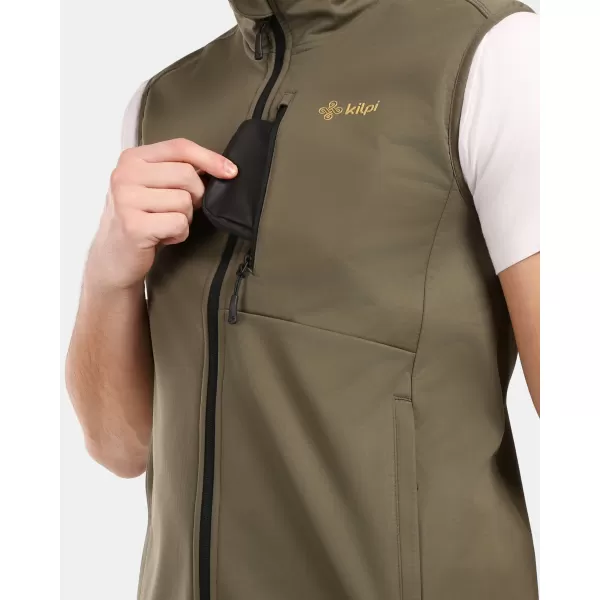  Мъжка софтшел жилетка KILPI NOIL-M 1M0116KI КАКИ 