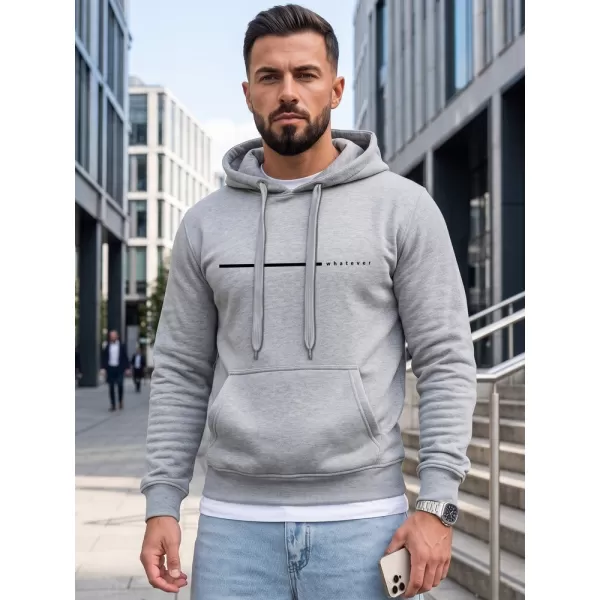  Мъжки суичър DSTREET NX5128BX-02-09 СВЕТЛО СИВО 