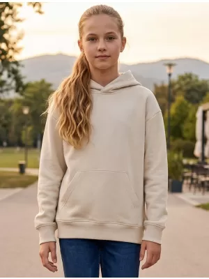 Детски суичър MALFINI CHILL 423 БАДЕМОВО