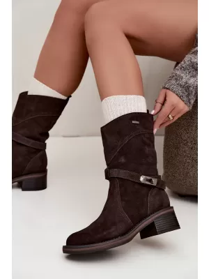 Дамски обувки BIG STAR SHOES UU274609 КАФЯВО/БЕЖОВО